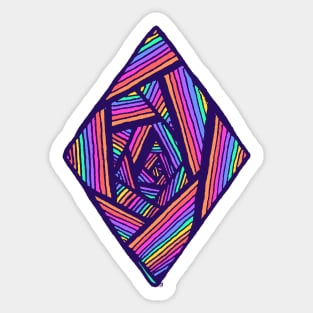 Paper Diamond Sticker